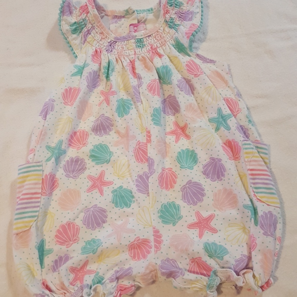 Seashell romper 12M